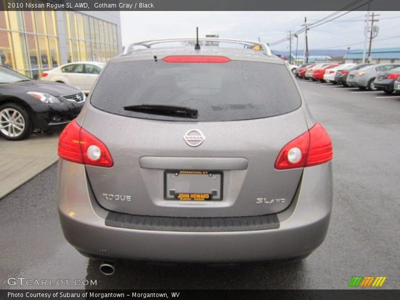 Gotham Gray / Black 2010 Nissan Rogue SL AWD