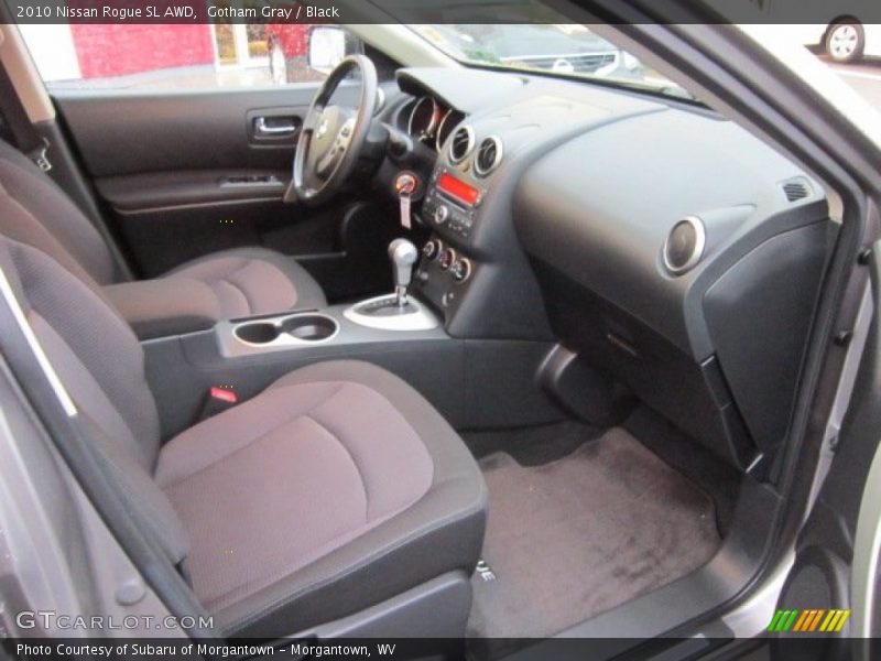 Gotham Gray / Black 2010 Nissan Rogue SL AWD