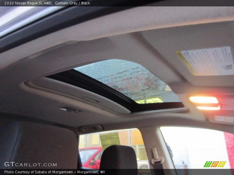 Gotham Gray / Black 2010 Nissan Rogue SL AWD