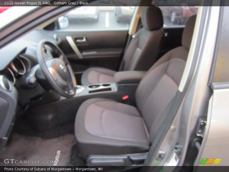 Gotham Gray / Black 2010 Nissan Rogue SL AWD