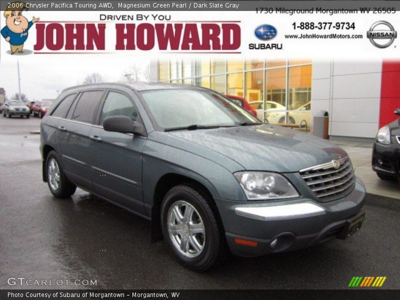 Magnesium Green Pearl / Dark Slate Gray 2006 Chrysler Pacifica Touring AWD