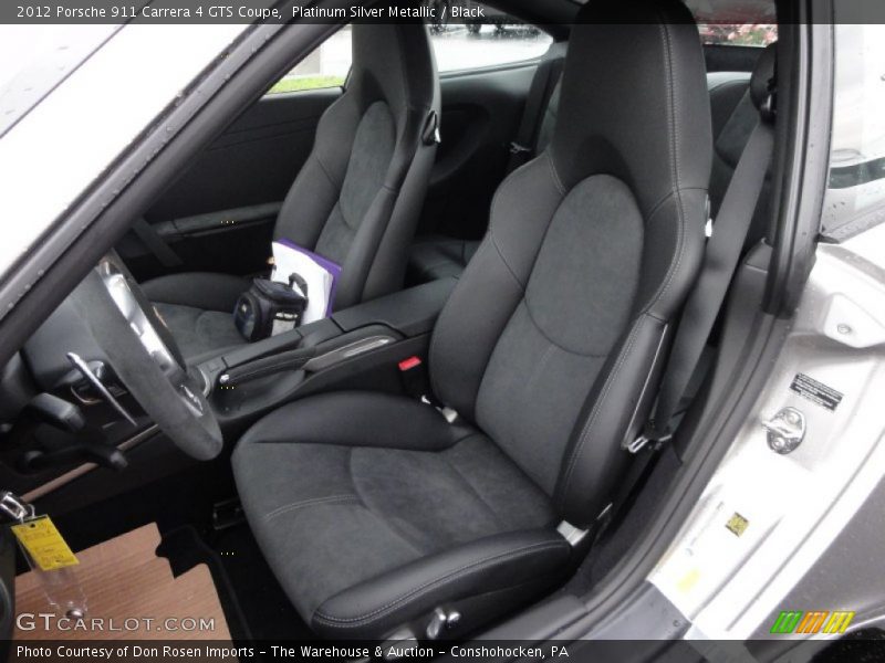 Drivers Seat in Black Leather/Alcantara - 2012 Porsche 911 Carrera 4 GTS Coupe
