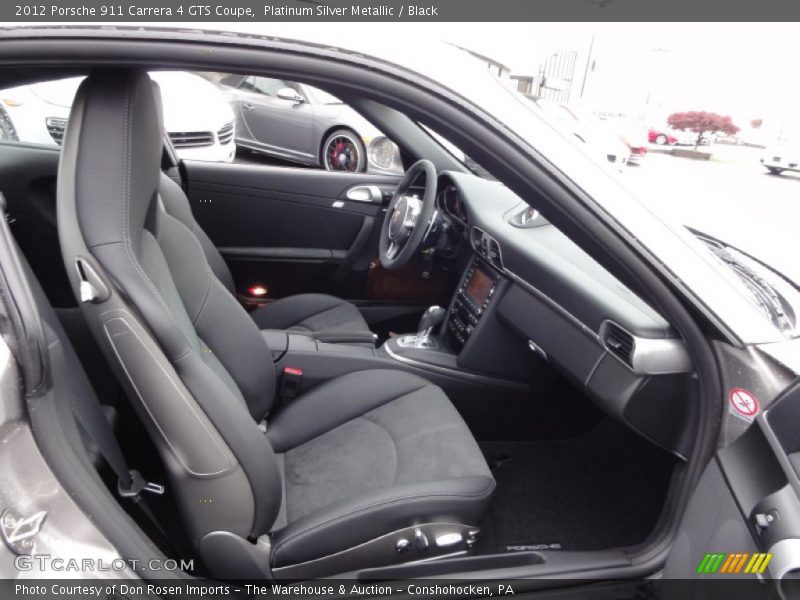 Drivers Seat in Black Leather/Alcantara - 2012 Porsche 911 Carrera 4 GTS Coupe