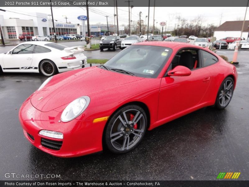Guards Red / Black 2012 Porsche 911 Carrera S Coupe