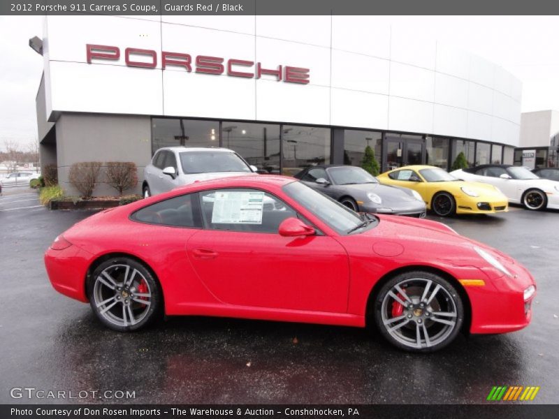 Guards Red / Black 2012 Porsche 911 Carrera S Coupe