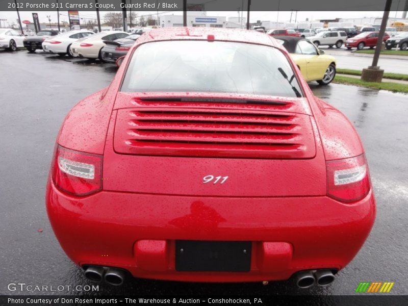 Guards Red / Black 2012 Porsche 911 Carrera S Coupe