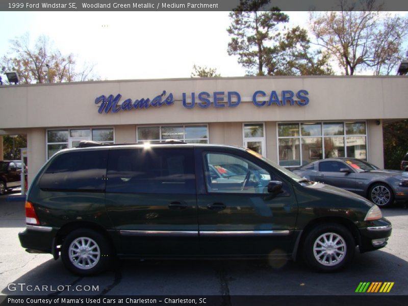 Woodland Green Metallic / Medium Parchment 1999 Ford Windstar SE