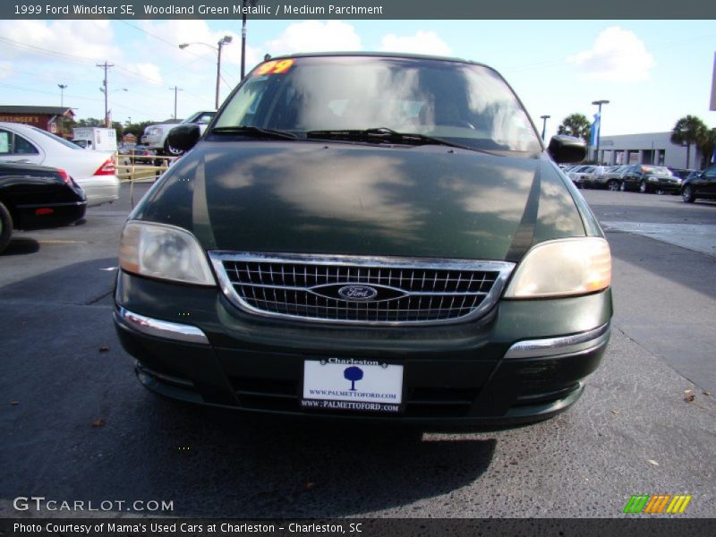 Woodland Green Metallic / Medium Parchment 1999 Ford Windstar SE