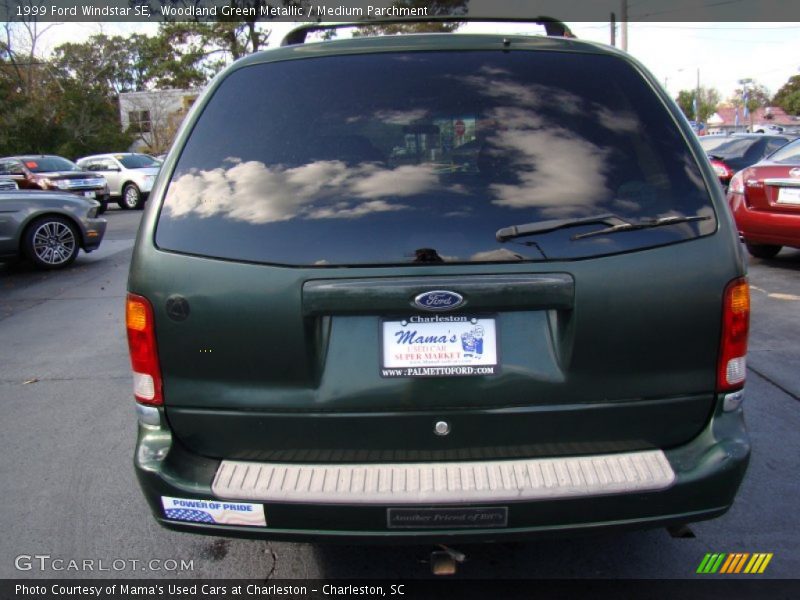 Woodland Green Metallic / Medium Parchment 1999 Ford Windstar SE