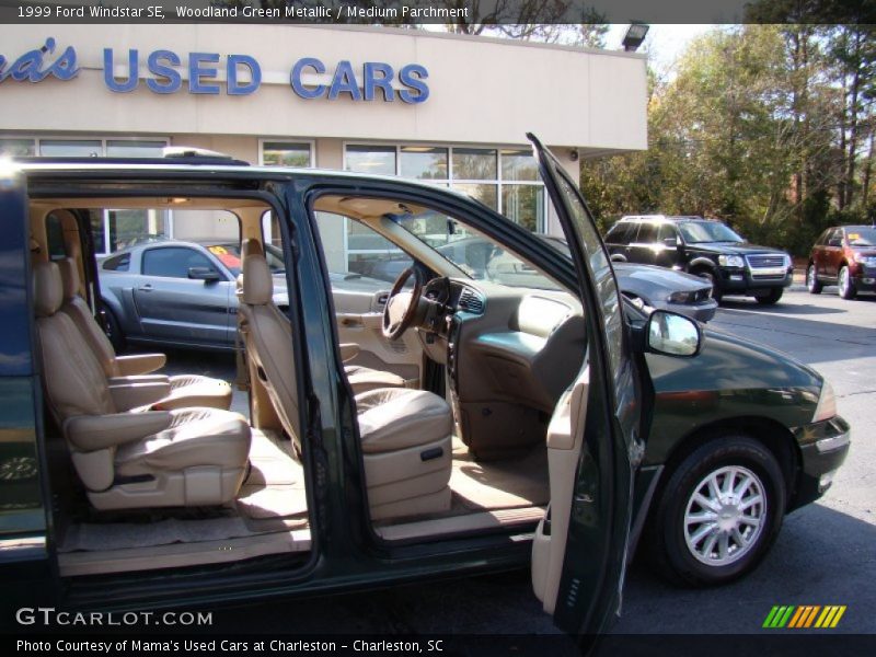 Woodland Green Metallic / Medium Parchment 1999 Ford Windstar SE