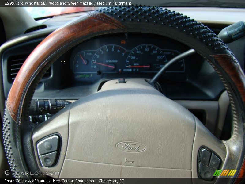 Woodland Green Metallic / Medium Parchment 1999 Ford Windstar SE