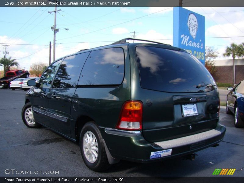 Woodland Green Metallic / Medium Parchment 1999 Ford Windstar SE