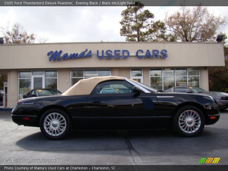Evening Black / Black Ink/Light Sand 2005 Ford Thunderbird Deluxe Roadster