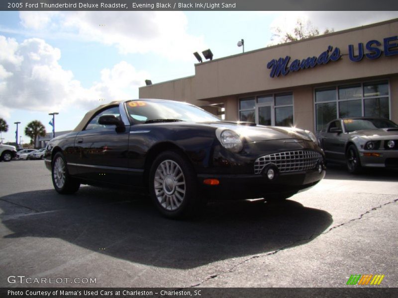 Evening Black / Black Ink/Light Sand 2005 Ford Thunderbird Deluxe Roadster