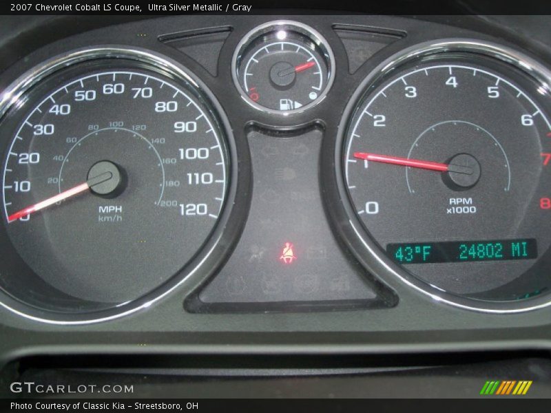 Ultra Silver Metallic / Gray 2007 Chevrolet Cobalt LS Coupe
