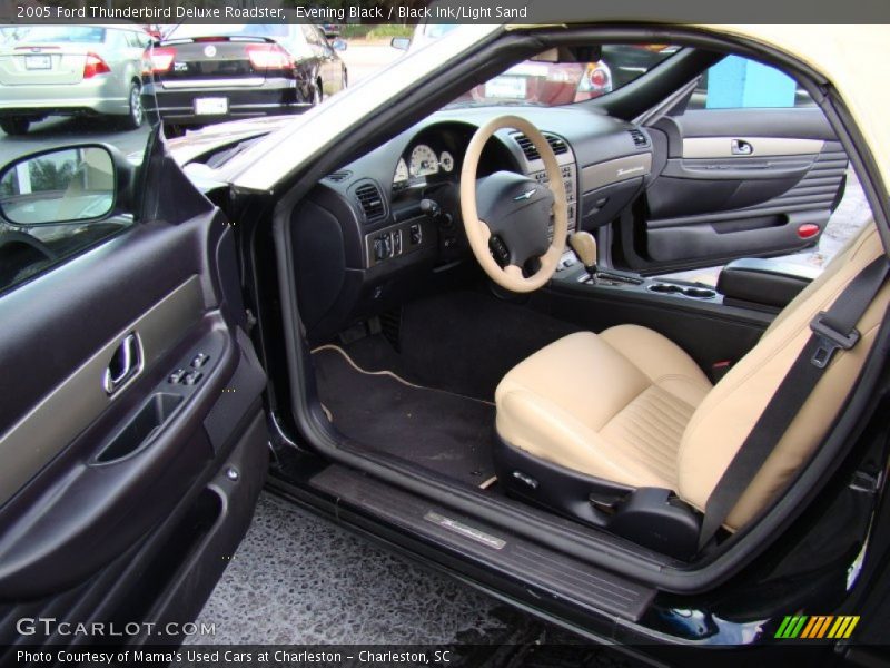  2005 Thunderbird Deluxe Roadster Black Ink/Light Sand Interior