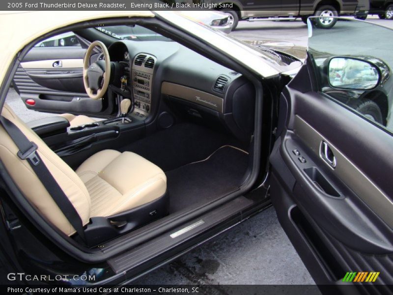 Evening Black / Black Ink/Light Sand 2005 Ford Thunderbird Deluxe Roadster