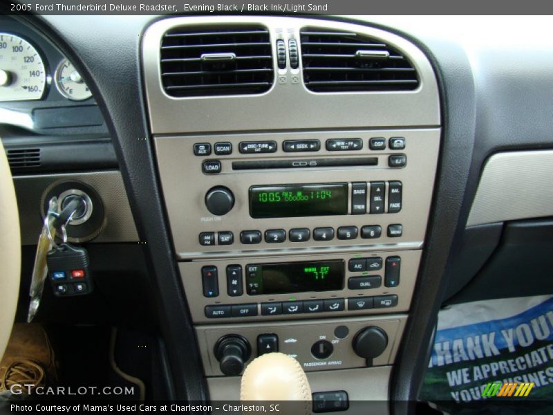 Evening Black / Black Ink/Light Sand 2005 Ford Thunderbird Deluxe Roadster