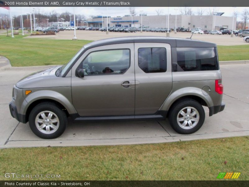 Galaxy Gray Metallic / Titanium/Black 2008 Honda Element EX AWD