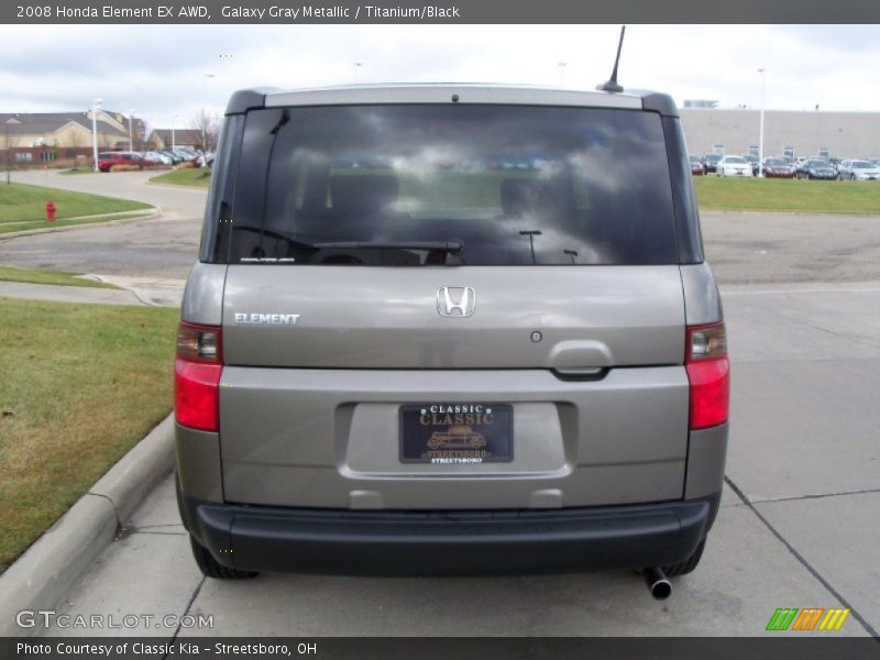 Galaxy Gray Metallic / Titanium/Black 2008 Honda Element EX AWD