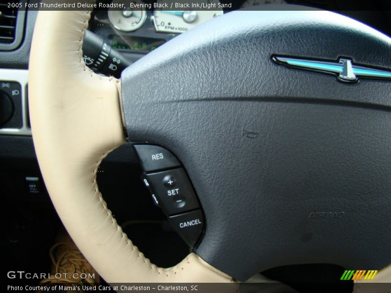 Evening Black / Black Ink/Light Sand 2005 Ford Thunderbird Deluxe Roadster