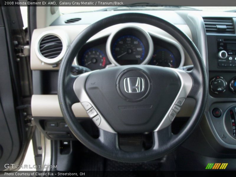 Galaxy Gray Metallic / Titanium/Black 2008 Honda Element EX AWD