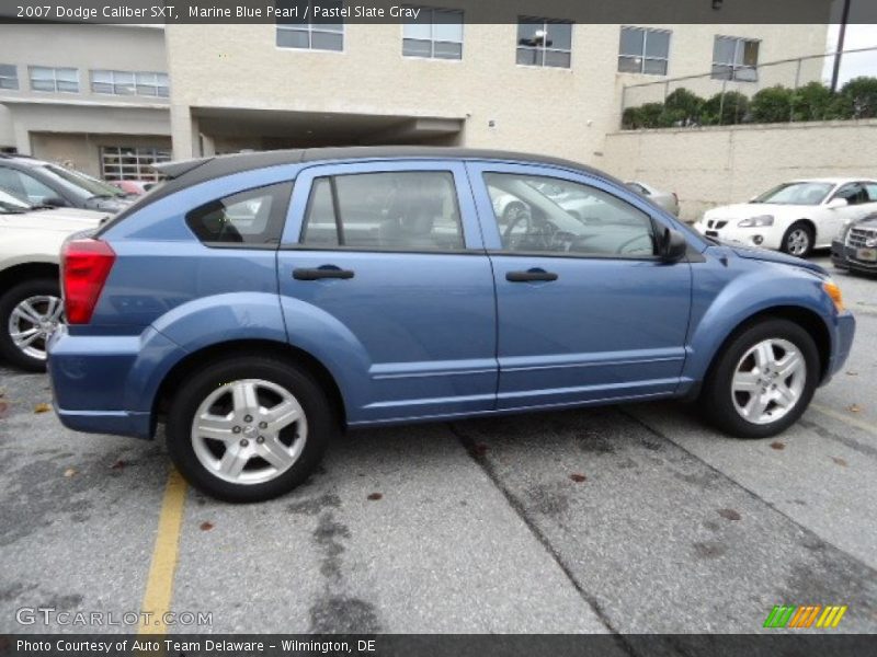 Marine Blue Pearl / Pastel Slate Gray 2007 Dodge Caliber SXT