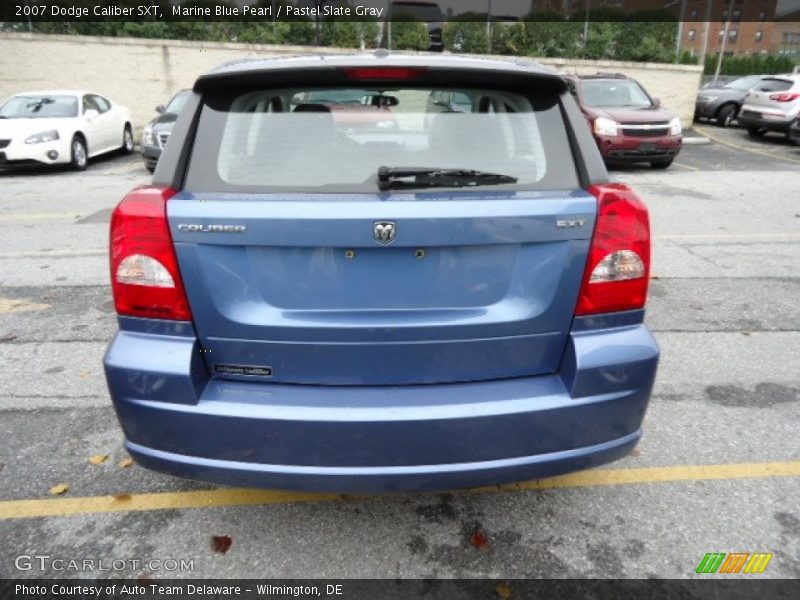 Marine Blue Pearl / Pastel Slate Gray 2007 Dodge Caliber SXT