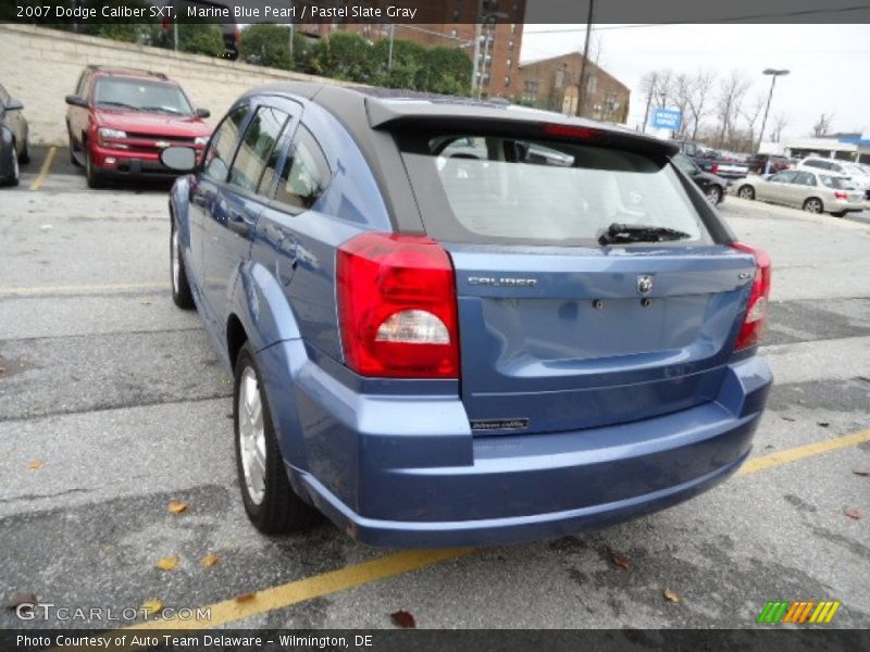 Marine Blue Pearl / Pastel Slate Gray 2007 Dodge Caliber SXT