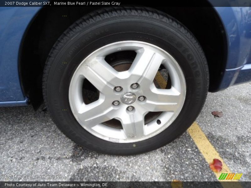 Marine Blue Pearl / Pastel Slate Gray 2007 Dodge Caliber SXT