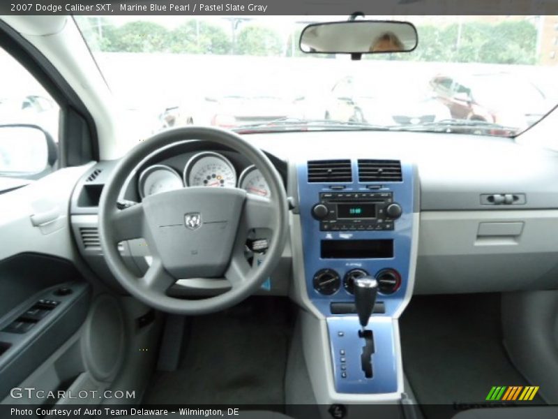 Marine Blue Pearl / Pastel Slate Gray 2007 Dodge Caliber SXT