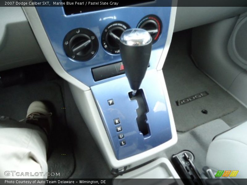 Marine Blue Pearl / Pastel Slate Gray 2007 Dodge Caliber SXT