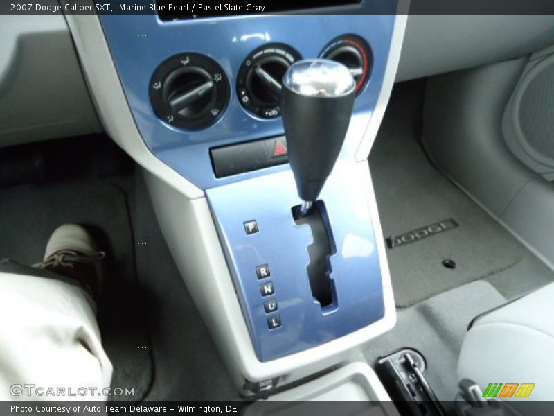 Marine Blue Pearl / Pastel Slate Gray 2007 Dodge Caliber SXT