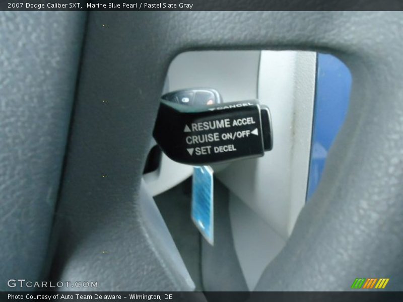 Marine Blue Pearl / Pastel Slate Gray 2007 Dodge Caliber SXT