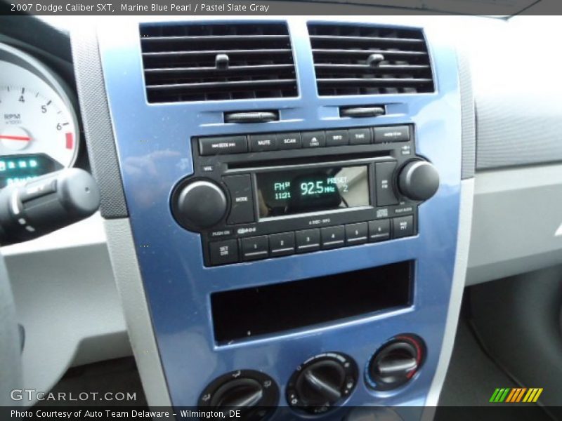 Marine Blue Pearl / Pastel Slate Gray 2007 Dodge Caliber SXT