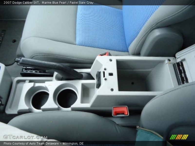 Marine Blue Pearl / Pastel Slate Gray 2007 Dodge Caliber SXT