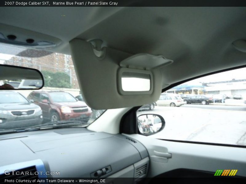 Marine Blue Pearl / Pastel Slate Gray 2007 Dodge Caliber SXT