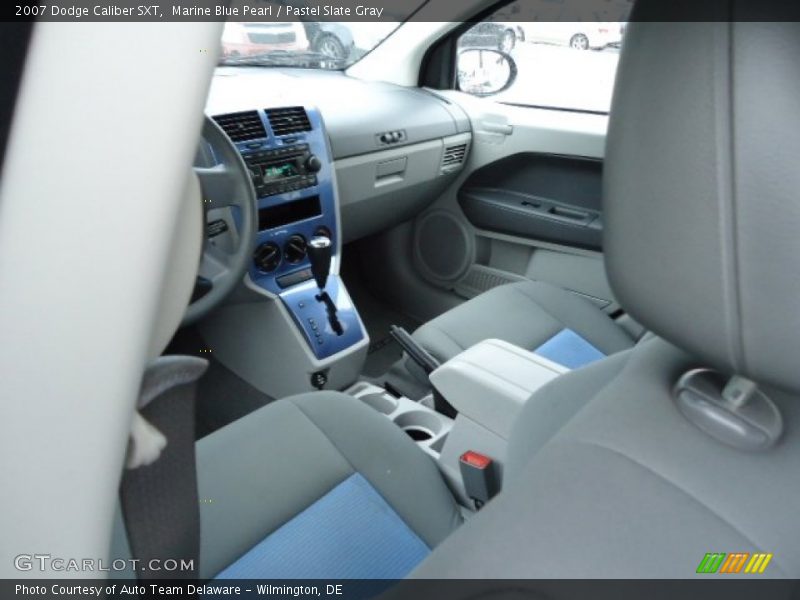Marine Blue Pearl / Pastel Slate Gray 2007 Dodge Caliber SXT