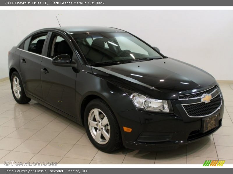 Black Granite Metallic / Jet Black 2011 Chevrolet Cruze LT
