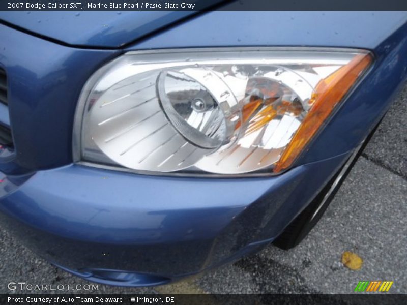 Marine Blue Pearl / Pastel Slate Gray 2007 Dodge Caliber SXT
