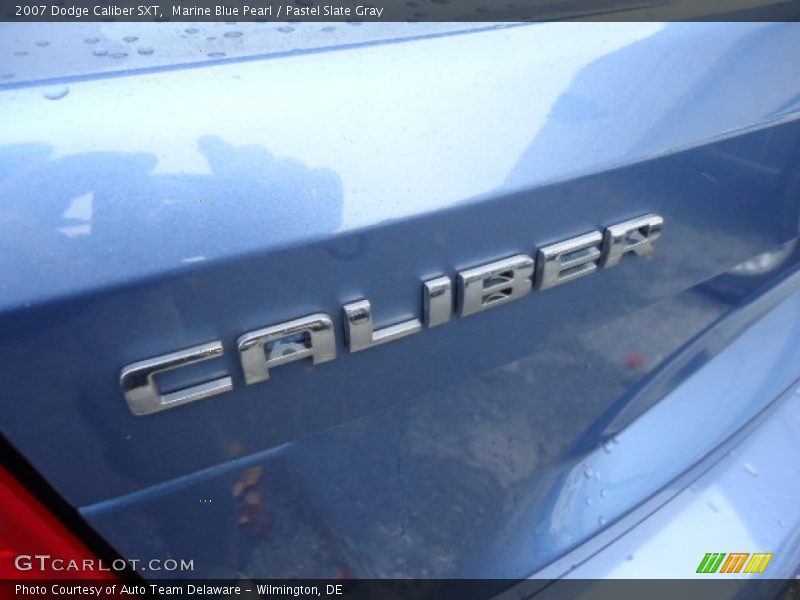 Marine Blue Pearl / Pastel Slate Gray 2007 Dodge Caliber SXT