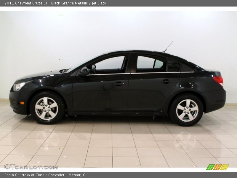 Black Granite Metallic / Jet Black 2011 Chevrolet Cruze LT
