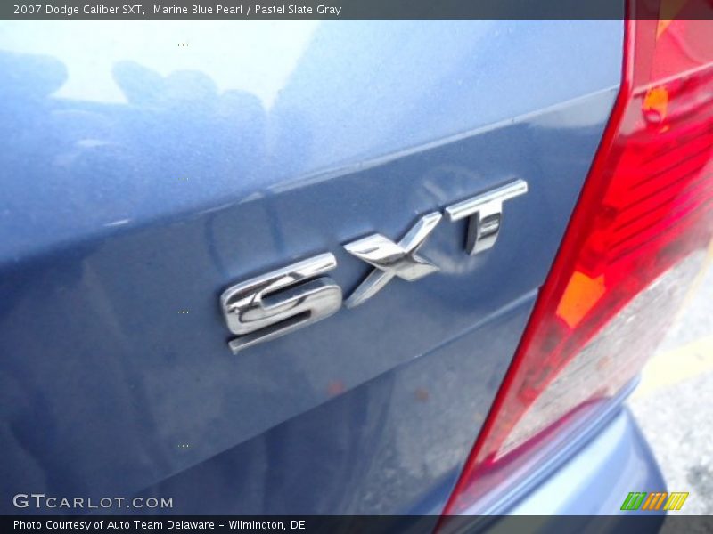 Marine Blue Pearl / Pastel Slate Gray 2007 Dodge Caliber SXT