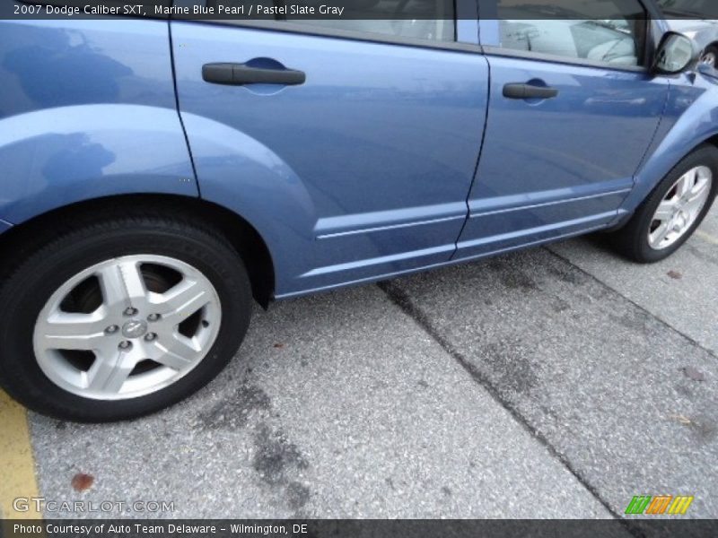 Marine Blue Pearl / Pastel Slate Gray 2007 Dodge Caliber SXT
