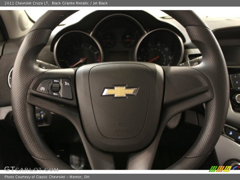 Black Granite Metallic / Jet Black 2011 Chevrolet Cruze LT