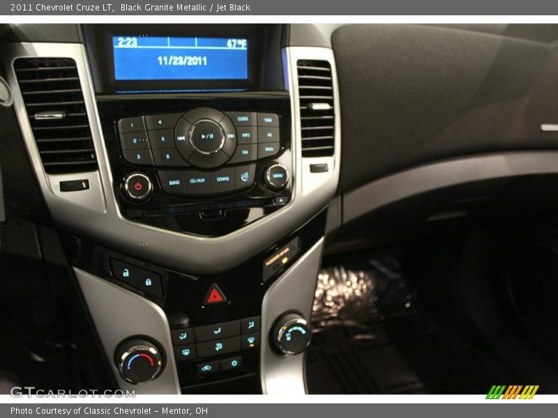 Black Granite Metallic / Jet Black 2011 Chevrolet Cruze LT