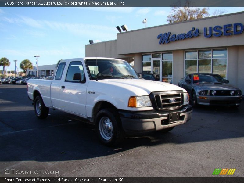 Oxford White / Medium Dark Flint 2005 Ford Ranger XL SuperCab