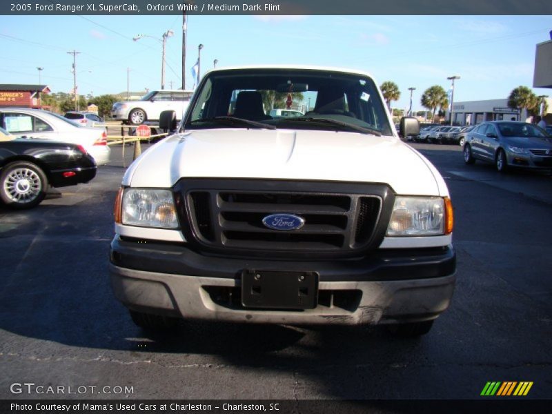 Oxford White / Medium Dark Flint 2005 Ford Ranger XL SuperCab