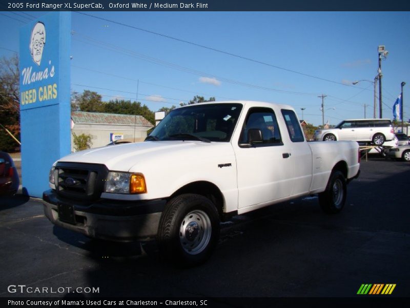 Oxford White / Medium Dark Flint 2005 Ford Ranger XL SuperCab