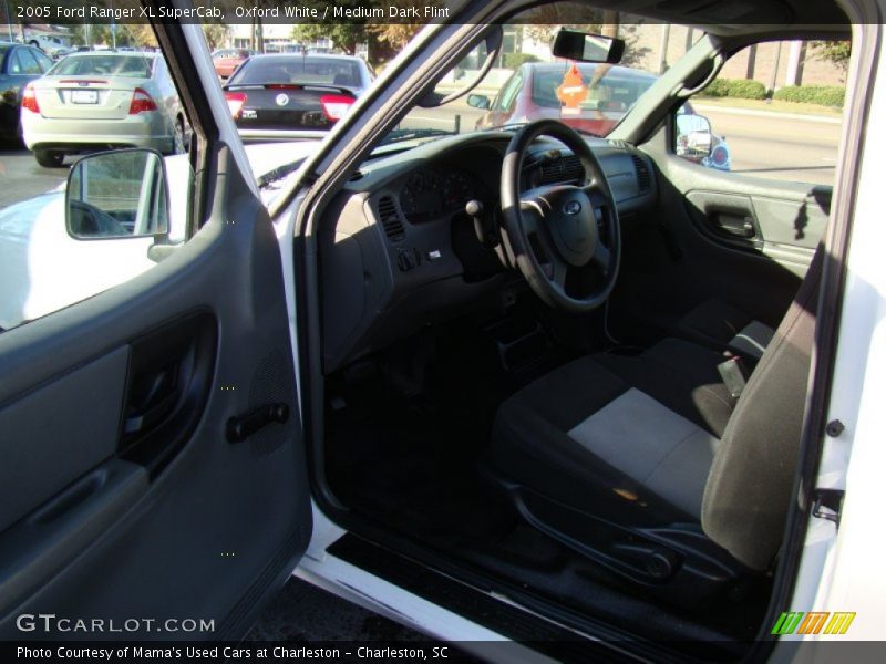 Oxford White / Medium Dark Flint 2005 Ford Ranger XL SuperCab